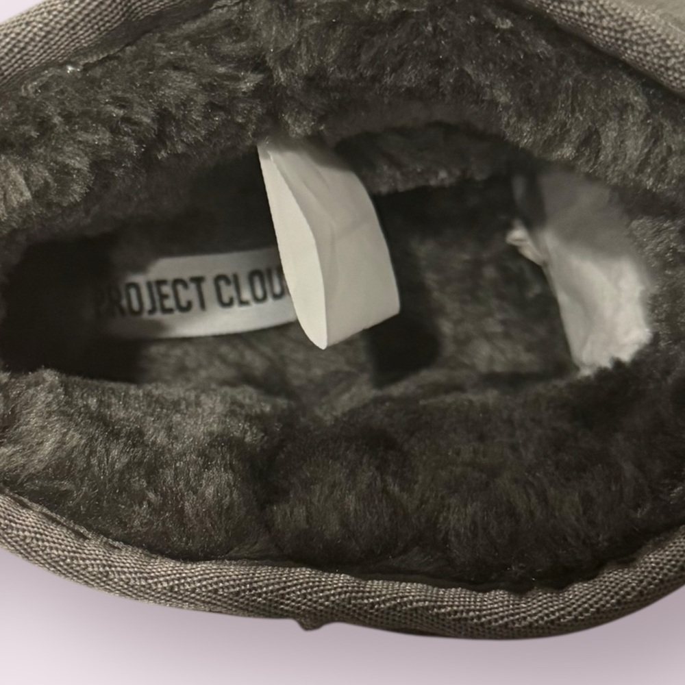 NIB Project Cloud Grey Mini Platform Ankle Boots … - image 9